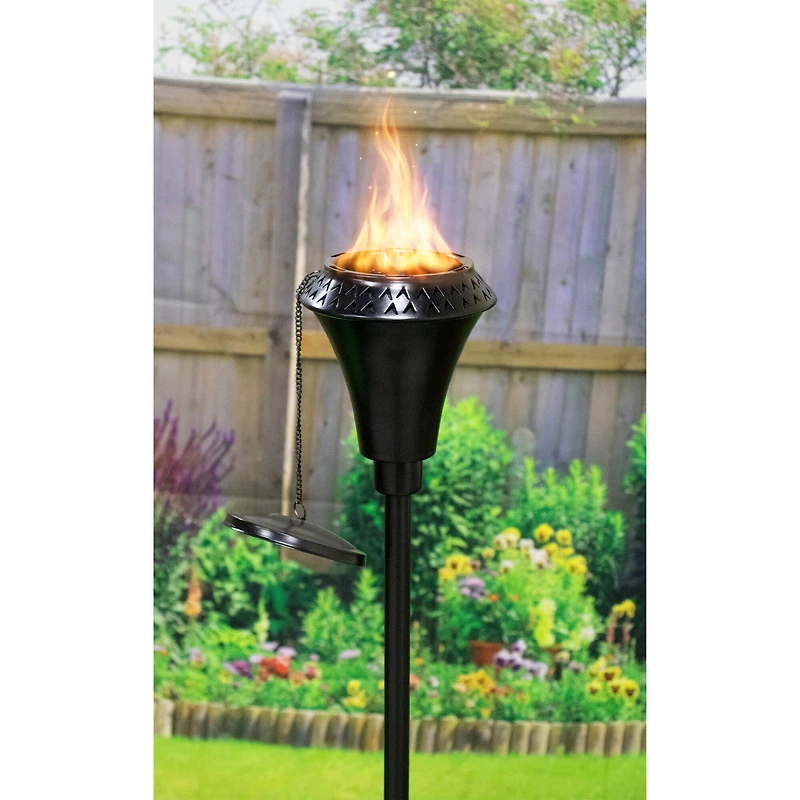 Patio Essentials 5.25ft. Metal Flame Torch