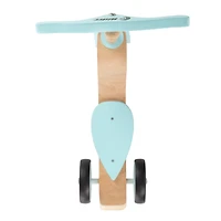 Toy Time Blue Wooden Kick Scooter