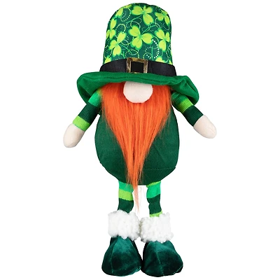 12.5" Standing Gnome Shamrock St Patrick's Day Decorative Figurine