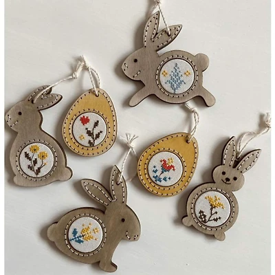 Neocraft Easter Charms Cross Stitch Frame Set