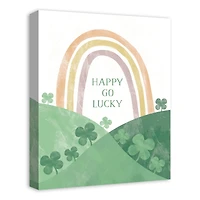 Happy Go Lucky Canvas Wall Art