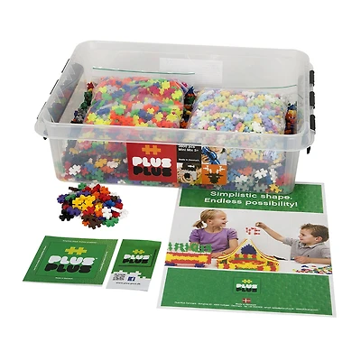 Plus-Plus® Basic, Neon, & Pastel School Set, 3600ct.