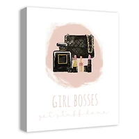 Girl Bosses Get Stuff Done 16" x 20" Canvas Wall Art