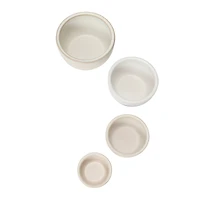 Hello Honey® White Stoneware Nesting Bowls Set