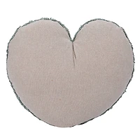 Hello Honey® Red, Yellow & Blue Cotton Tufted Heart Pillow Set