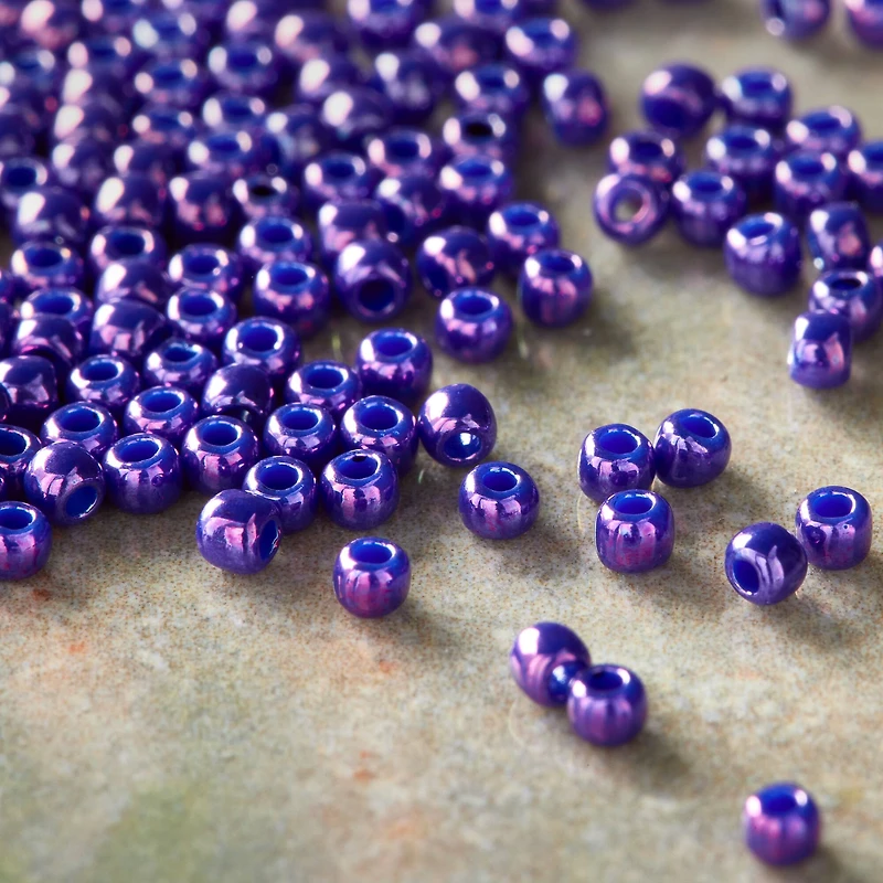12 Pack: Toho® 11/0 Purple Metallic Japanese Glass Seed Beads