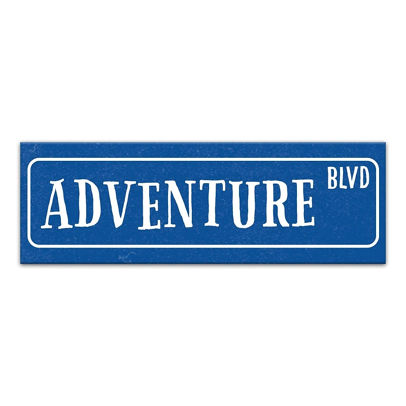 Adventure Avenue 36" x 12" Canvas Wall Art