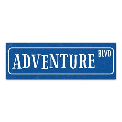 Adventure Avenue 36" x 12" Canvas Wall Art