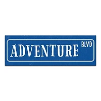 Adventure Avenue 36" x 12" Canvas Wall Art