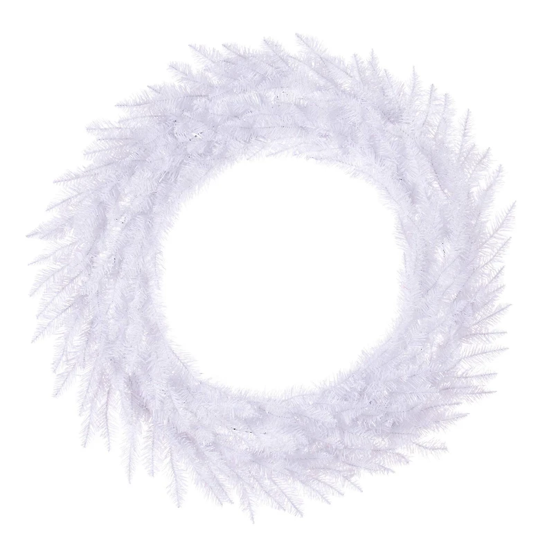 48" Sparkle White Spruce Christmas Wreath