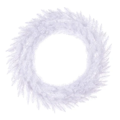 48" Sparkle White Spruce Christmas Wreath
