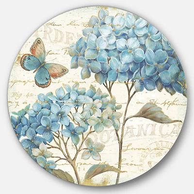 Designart - butterfly Blue Garden II