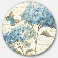 Designart - butterfly Blue Garden II