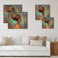 Designart - African American Woman with Turban IV