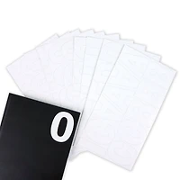 White Alphabet Stickers by Recollections™ 