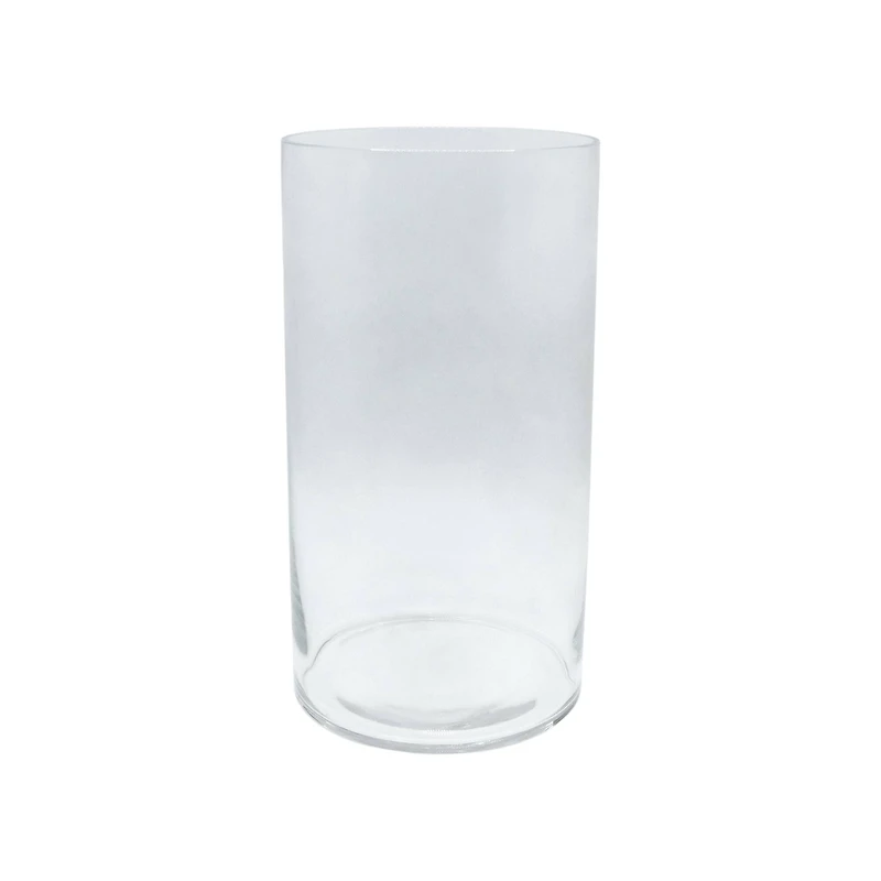 11" Clear Cylinder Glass Vase by Ashland®