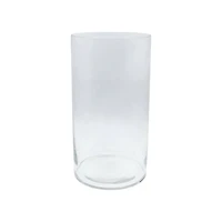 11" Clear Cylinder Glass Vase by Ashland®