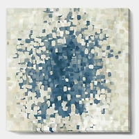 Designart - Geometric Blue Spots