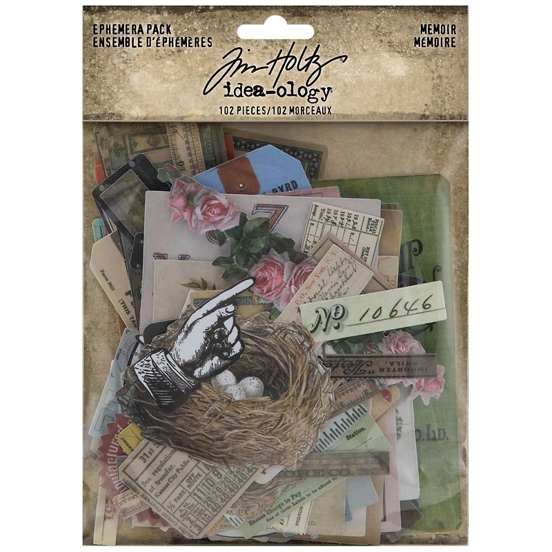 Tim Holtz® Idea-Ology® Ephemera Memoir Pack