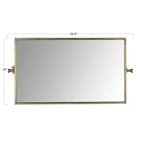Hello Honey® 28" Metal Swivel Wall Mirror