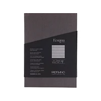 Fabriano® EcoQua Plus A5 Lined Gray Glue-Bound Notebook