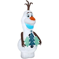 5.5ft. Airblown® Inflatable Olaf with Christmas Trees