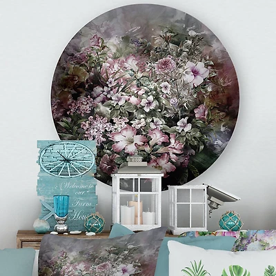 Designart - Retro Drawing of Flowers IV