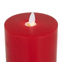 Red LED Flameless Candle Set