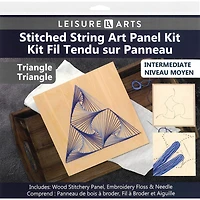 Leisure Arts® Triangle Stitched String Art Panel Kit