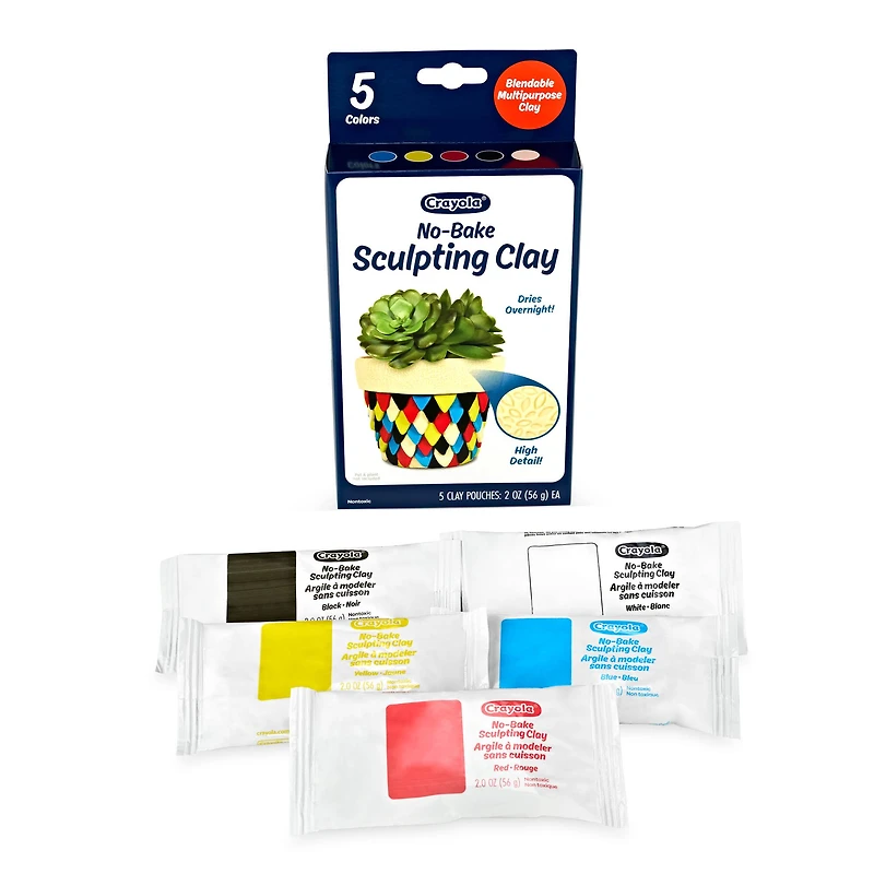 Crayola® No Bake Sculpting Clay, 5ct.