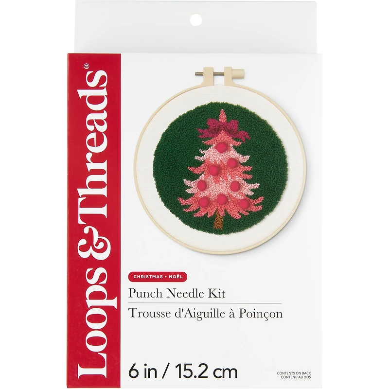 6" Holiday Tree Punch Needle Kit by Loops & Threads®
