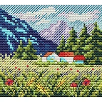 MP Studia Mountain Landscape Cross Stitch Kit