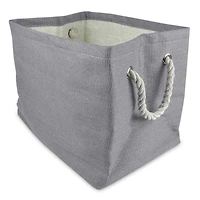 DII® Large Rectangle Solid Gray Paper Bin