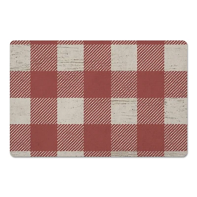 Red Buffalo Check Floor Mat