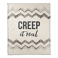 Creep It Real Fleece Throw