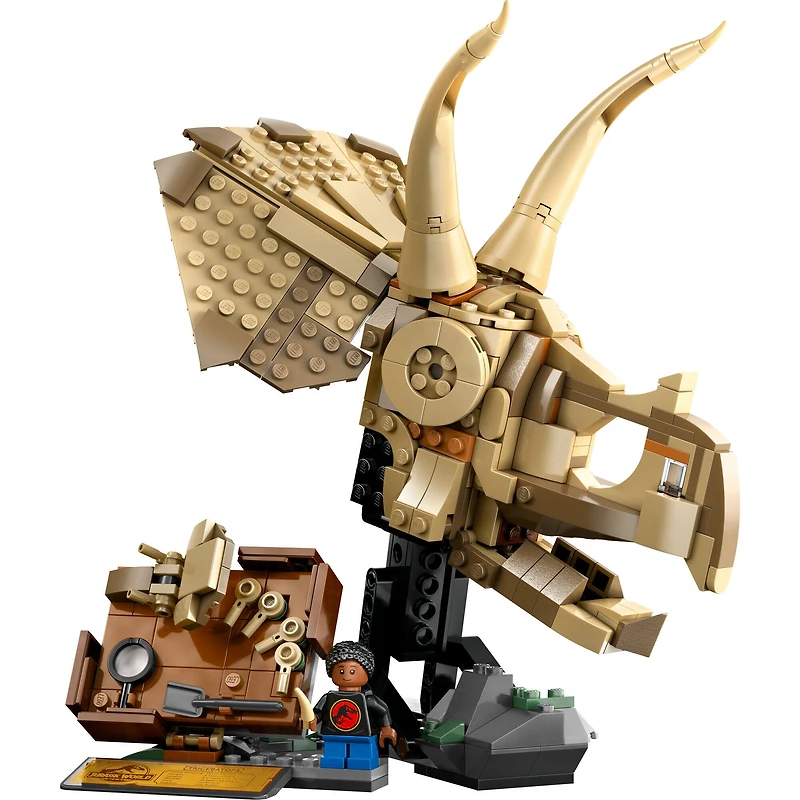 LEGO® Jurassic World Dinosaur Fossils: Triceratops Skull Model Set 76969