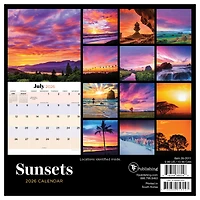 2026 Sunsets Mini Calendar