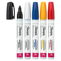 6 Packs: 5 ct. (30 total) Sharpie® Oil-Based Primary Paint Markers