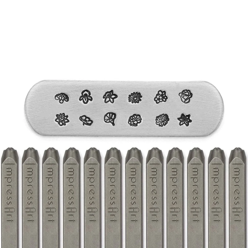 ImpressArt® Birth Flowers Signature Stamp Pack, 4mm