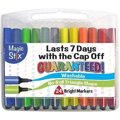 Magic Stix™ 24 Piece Washable Triangular Marker Set