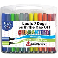 Magic Stix™ 24 Piece Washable Triangular Marker Set