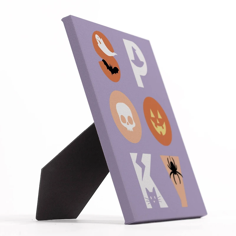 Spooky Icons Tabletop Canvas