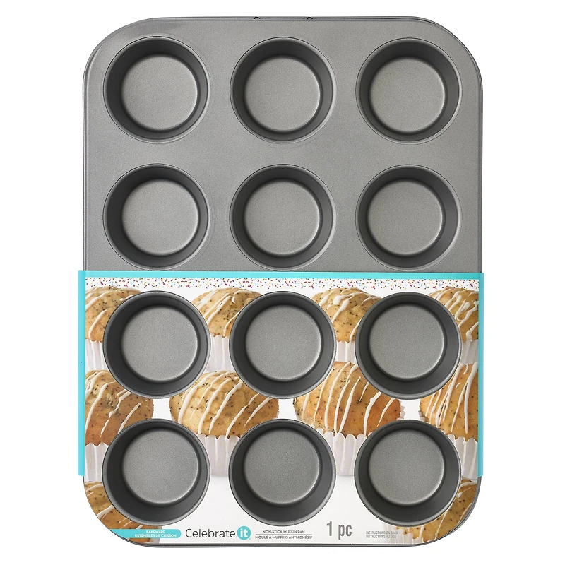 6 Pack: 12-Cup Standard Size Muffin Pan by Celebrate It®