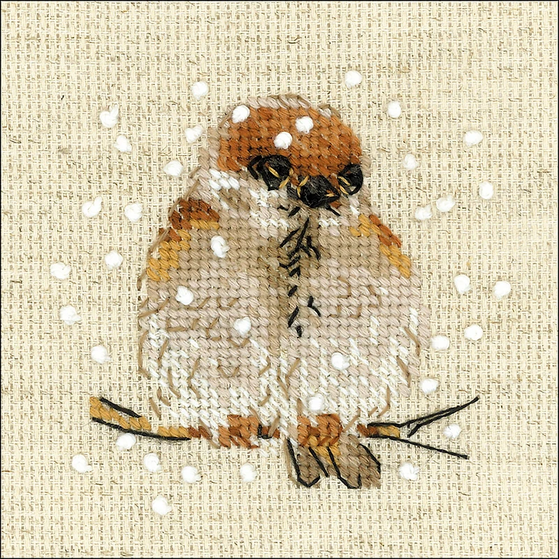 RIOLIS Sparrow Counted Cross Stitch Kit
