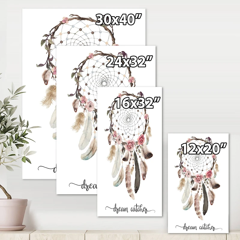 Designart - Dream Catcher With Ethnic Feathers