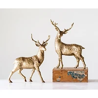 Hello Honey® Gold Standing Deer Set