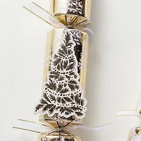 Glitzhome® 12PK 1.5"D x 10"H Christmas Tree Party Crackers with Gift Contents