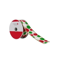 1.5" x 30ft. Whimsy Dots Wired Ribbon by Celebrate It®