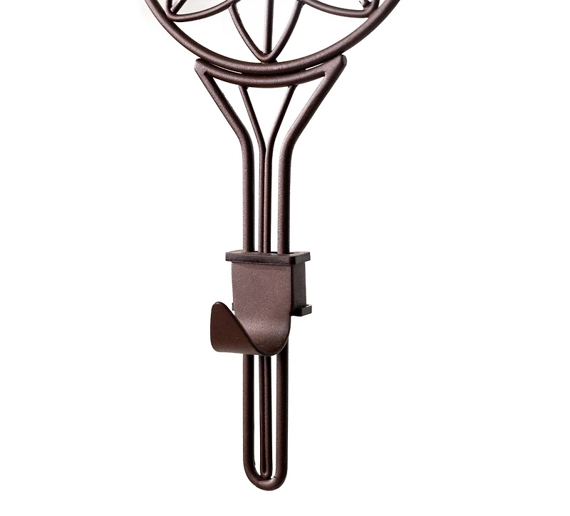 Village Lighting Flower Adjustable Wreath Hanger for Door