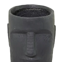 The Novogratz Grey Contemporary Planter, 13" x 14" x 18"